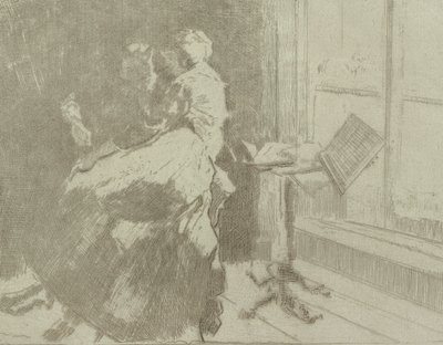 Femme de Lettres, 1915 (Radierprobe) von Walter Richard Sickert